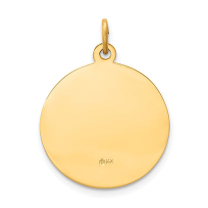 14K Gelbgold Sankt-Paulus-Medaillen-Anhänger