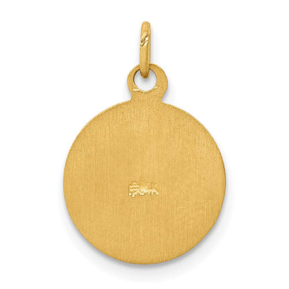 14K Gelbgold Sankt-Patrick-Medaille-Charm