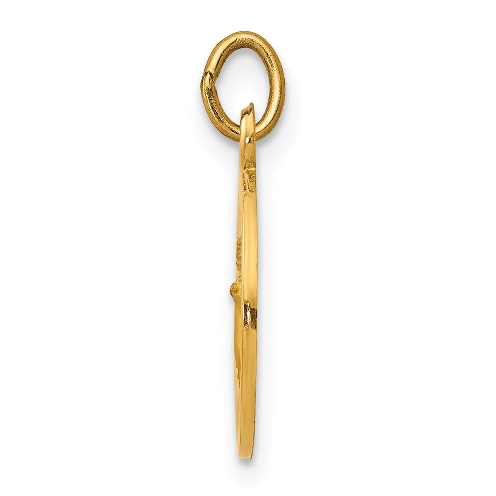 14K Gelbgold Prager Jesuskind Medaille Charm