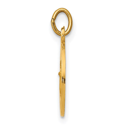 14K Gelbgold Prager Jesuskind Medaille Charm