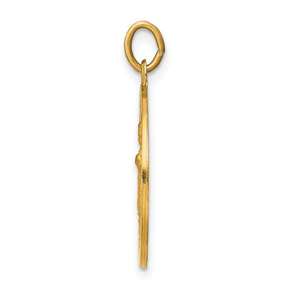 14K Gelbgold Prager Jesulein Medaille Charm