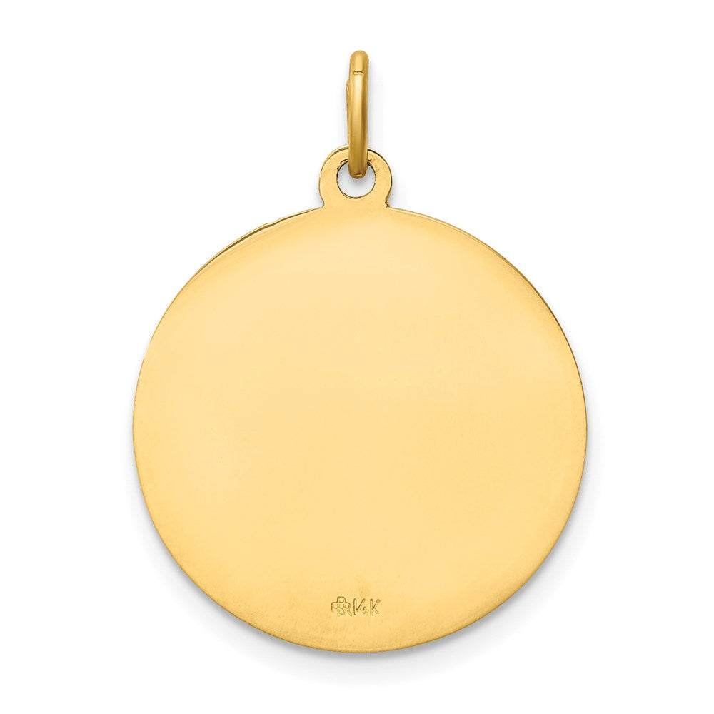 14K Gelbgold Prager Jesulein Medaille Charm