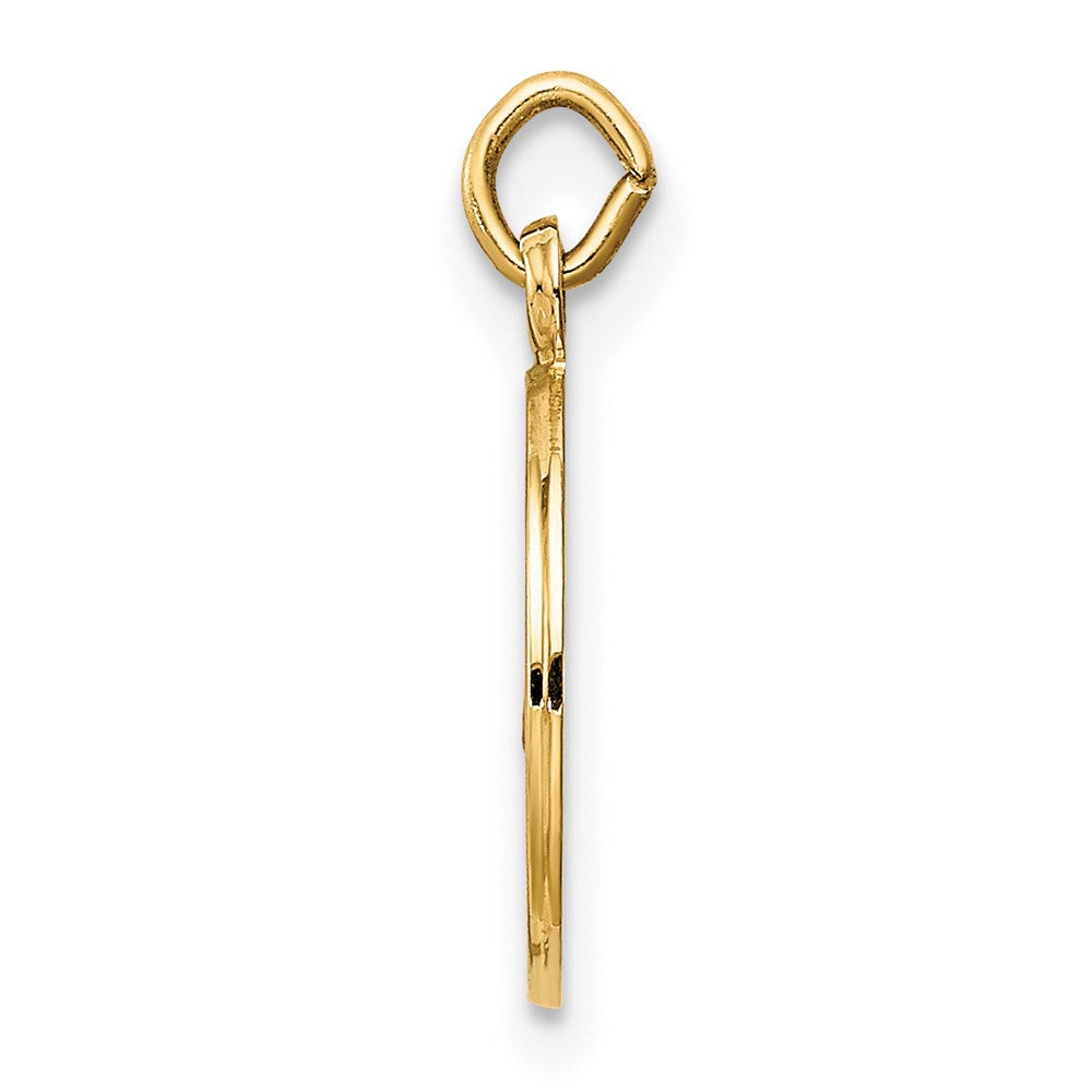 14K Gelbgold Caridad Del Cobre Medaille Charm