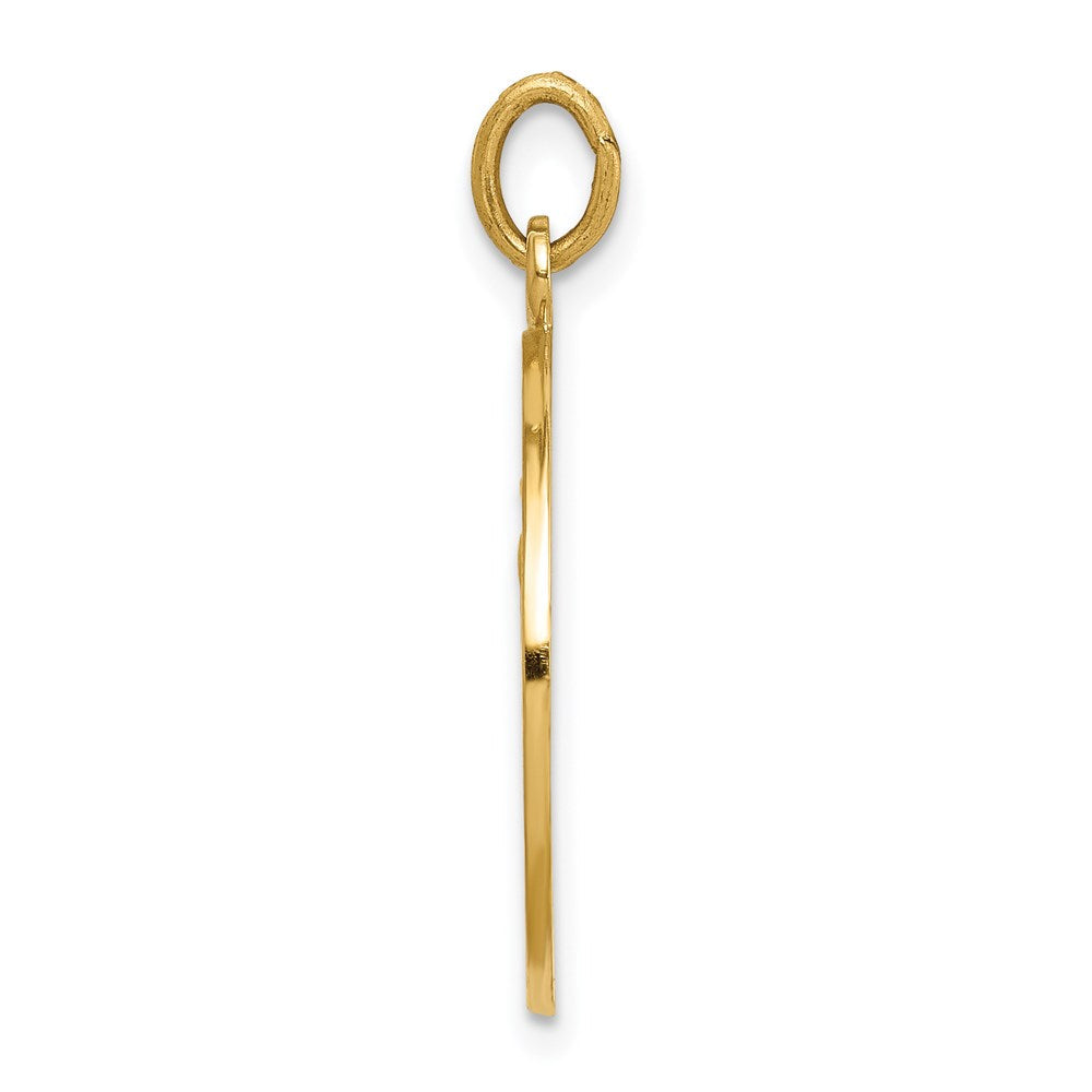 14K Gelbgold Anhänger mit Medaille Unsere Liebe Frau von Fatima