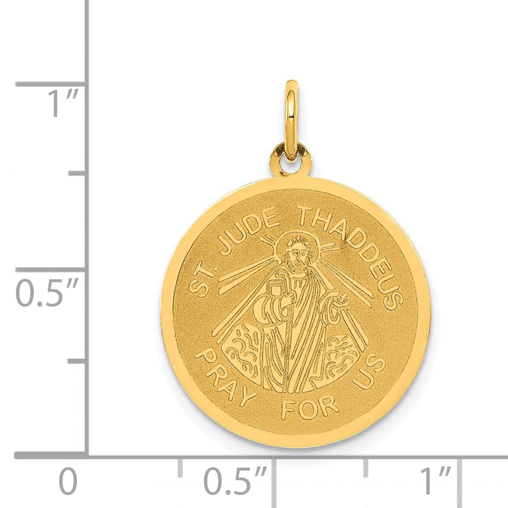 14K Gelbgold 14K Saint Jude Thaddeus Charm