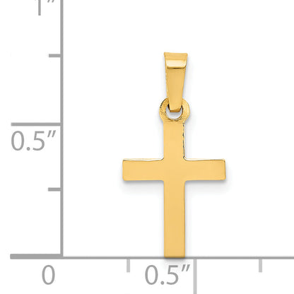 14K Gelbgold 14K Kreuz Anhänger