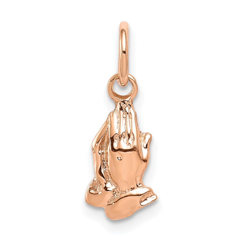 14K Roségold 14K Roségold Betend Hands Charm