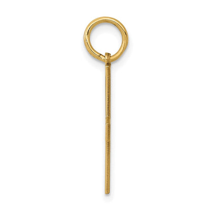 14K Gelbgold 14K Lasergraviert Greek Kreuz Charm