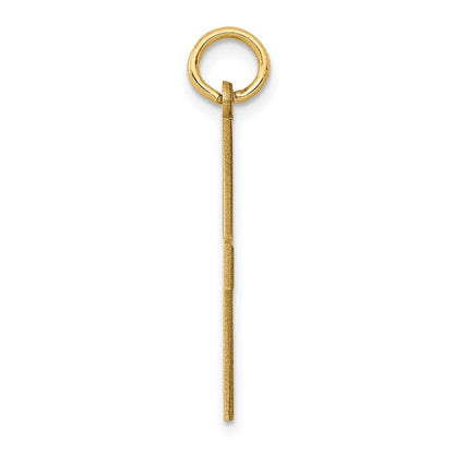 14K Gelbgold 14K Lasergraviert Greek Kreuz Anhänger
