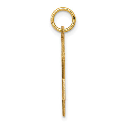 14K Gelbgold 14K Lasergraviert Stern Of David Anhänger