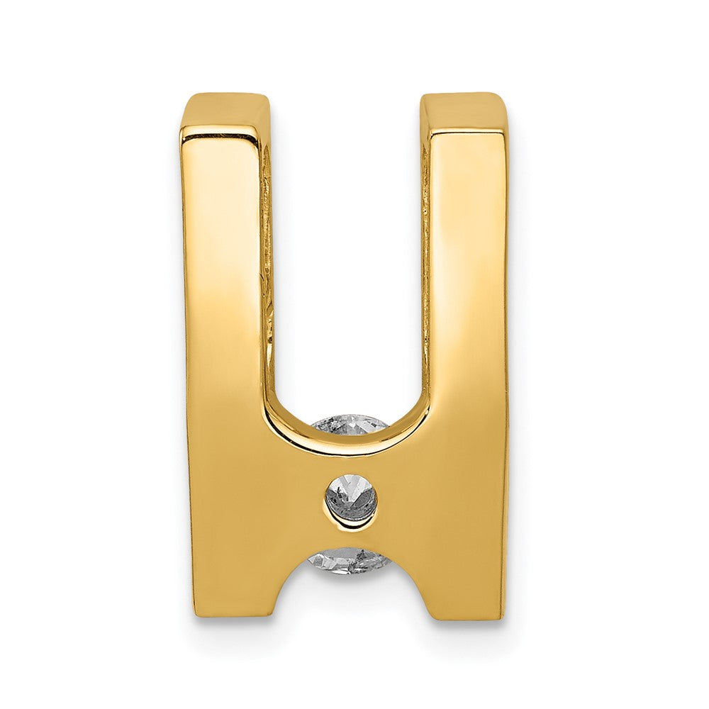 14K Gold Diamant-Schieber, 5,25 mm
