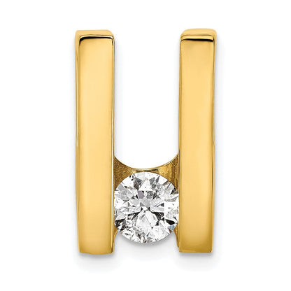 14K Gold Diamant-Schieber, 5,25 mm