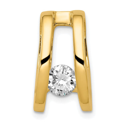 14K Gelbgold Diamant-Slide, 5,25 mm