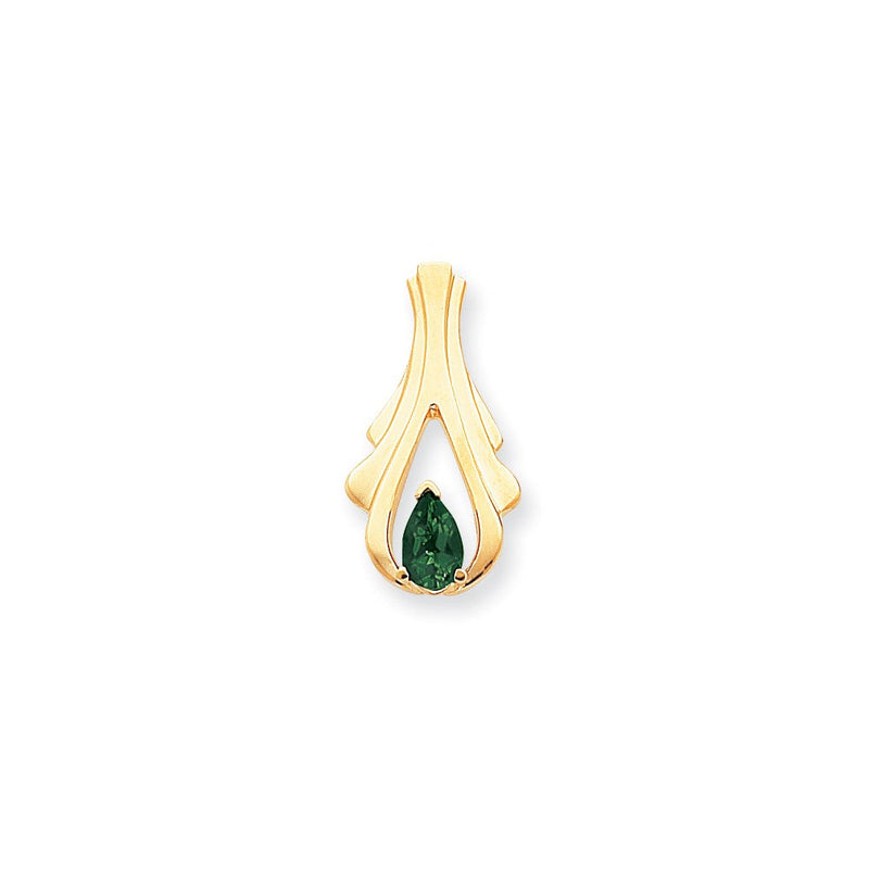 14K Gelbgold 8x5mm Tropfen Fassung St. Helens Anhänger