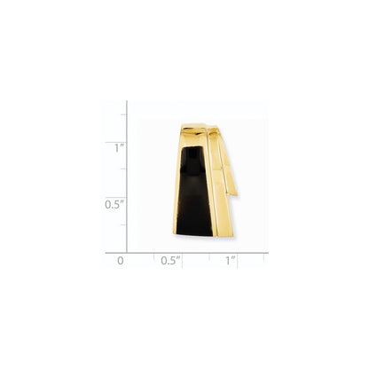 14K Gelbgold Onyx Anhänger