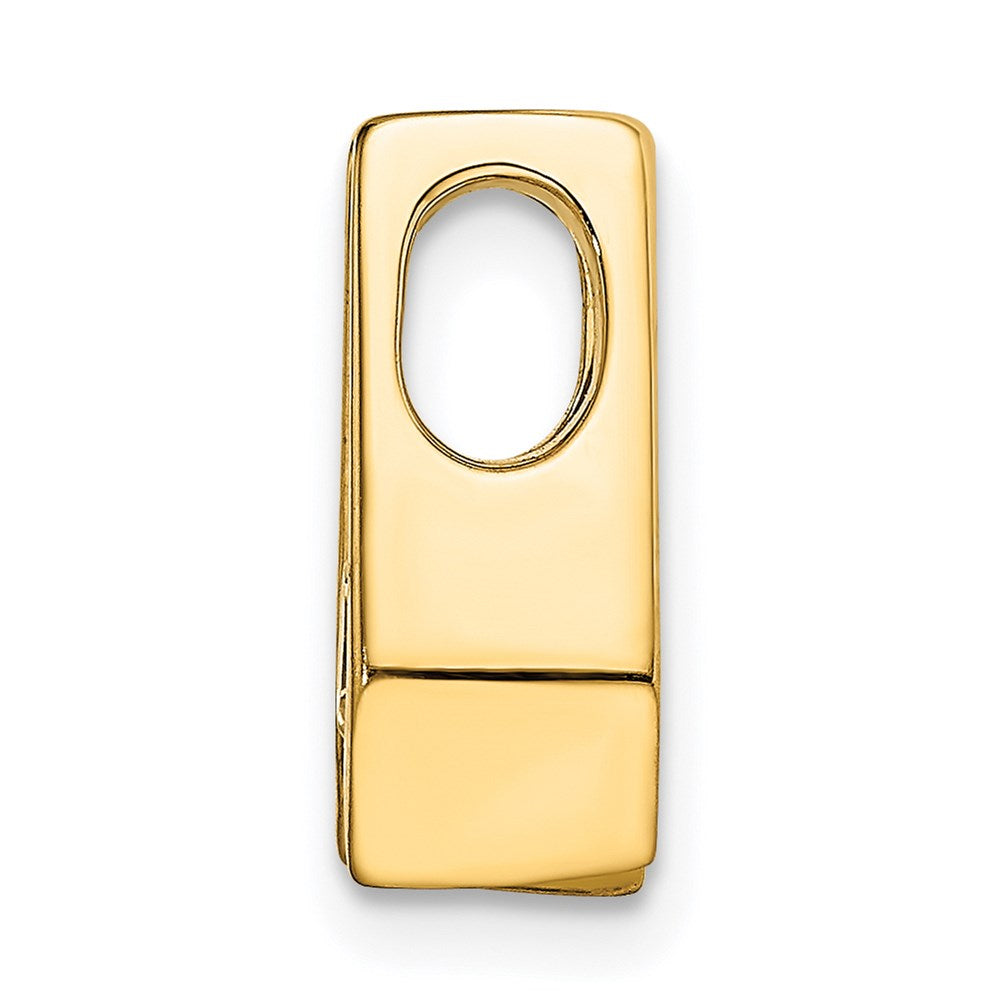14K AAA 4,5-mm-Diamant-Slide-Anhänger