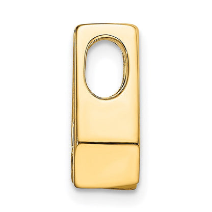 14K AAA 4,5-mm-Diamant-Slide-Anhänger