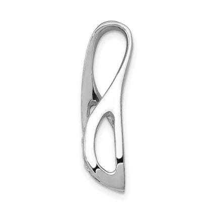 14K Weißgold AA Diamant-Steckerkette