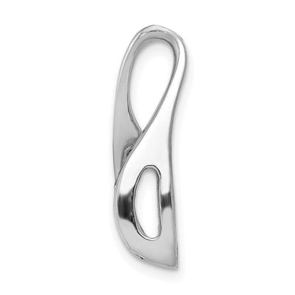 14K Weißgold Peg-Slide-Anhänger mit VS-Diamant