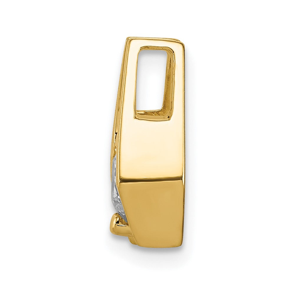 14K Gelbgold Diamant-Slide, 5,25 mm, VS