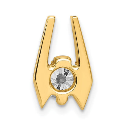 14K Gelbgold Diamant-Slide, 5,25 mm, VS