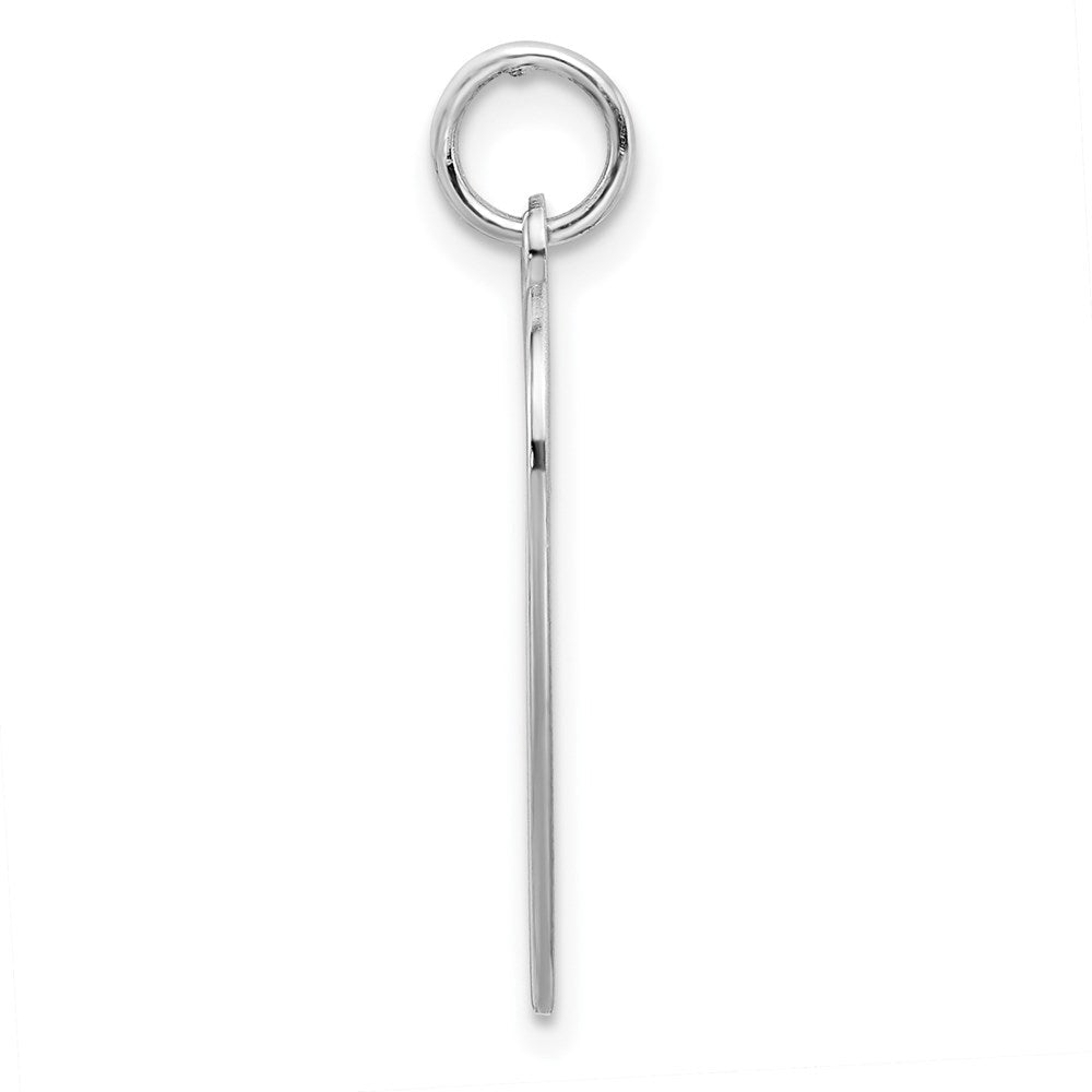Sterlingsilber Rhodiniert Gravierbar Emaille Sm.heart Medizinisch Anhänger