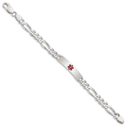Sterlingsilber Poliert Medizinisch Figaro Anker Glieder Id Armband