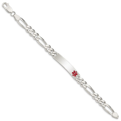 Sterlingsilber Poliert Medizinisch Figaro Anker Glieder Id Armband