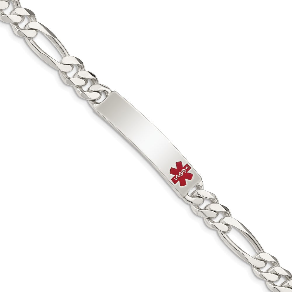 Sterlingsilber Poliert Medizinisch Figaro Anker Glieder Id Armband