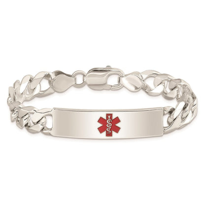 Sterlingsilber Poliert Medizinisch Figaro Anker Glieder Id Armband