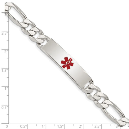 Sterlingsilber Poliert Medizinisch Figaro Anker Glieder Id Armband