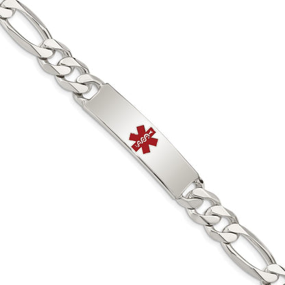 Sterlingsilber Poliert Medizinisch Figaro Anker Glieder Id Armband