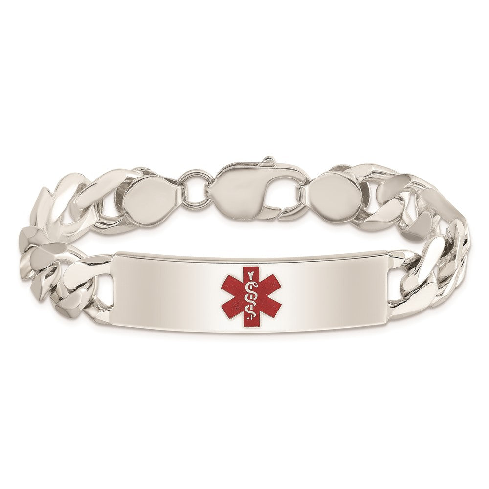 Sterlingsilber Poliert Medizinisch Figaro Anker Glieder Id Armband