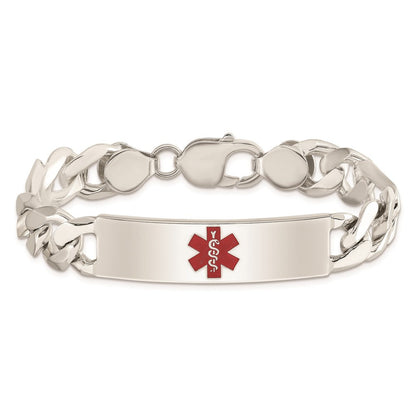Sterlingsilber Poliert Medizinisch Figaro Anker Glieder Id Armband