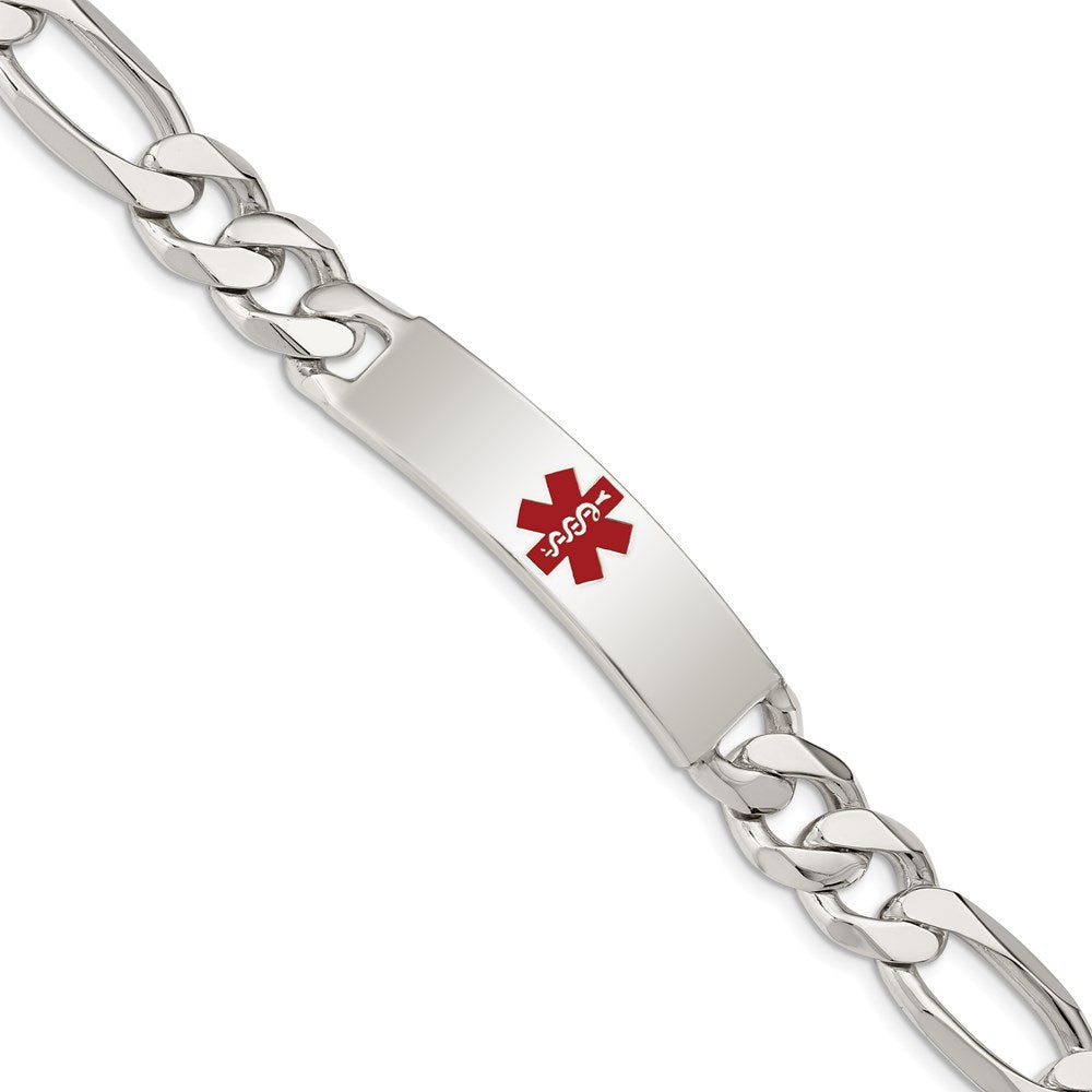 Sterlingsilber Poliert Medizinisch Figaro Anker Glieder Id Armband