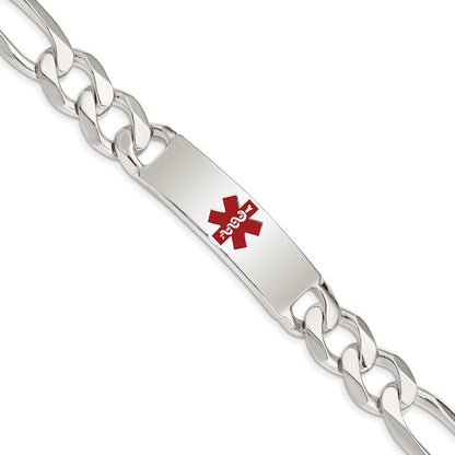 Sterlingsilber Poliert Medizinisch Figaro Anker Glieder Id Armband