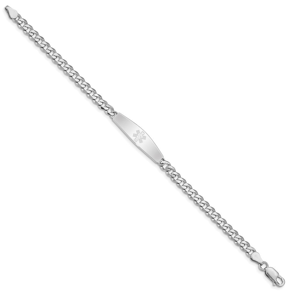 Sterlingsilber Rhodiniert Medizinisch Jlry Armband (ne)