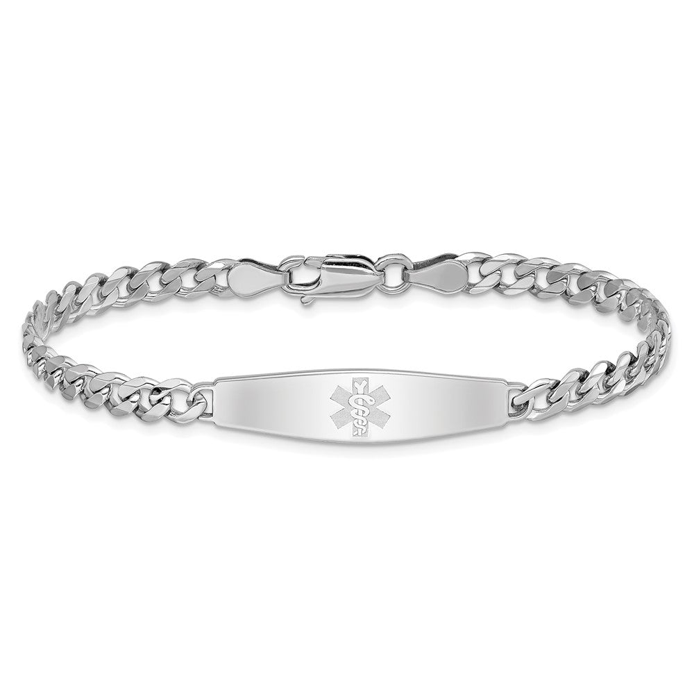 Sterlingsilber Rhodiniert Medizinisch Jlry Armband (ne)