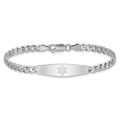 Sterlingsilber Rhodiniert Medizinisch Jlry Armband (ne)