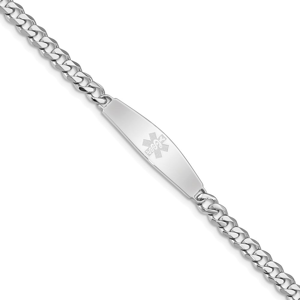 Sterlingsilber Rhodiniert Medizinisch Jlry Armband (ne)