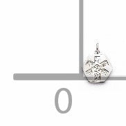 Sterlingsilber Rhodiniert Non Emailliert Medizinisch Schmuck Anhänger