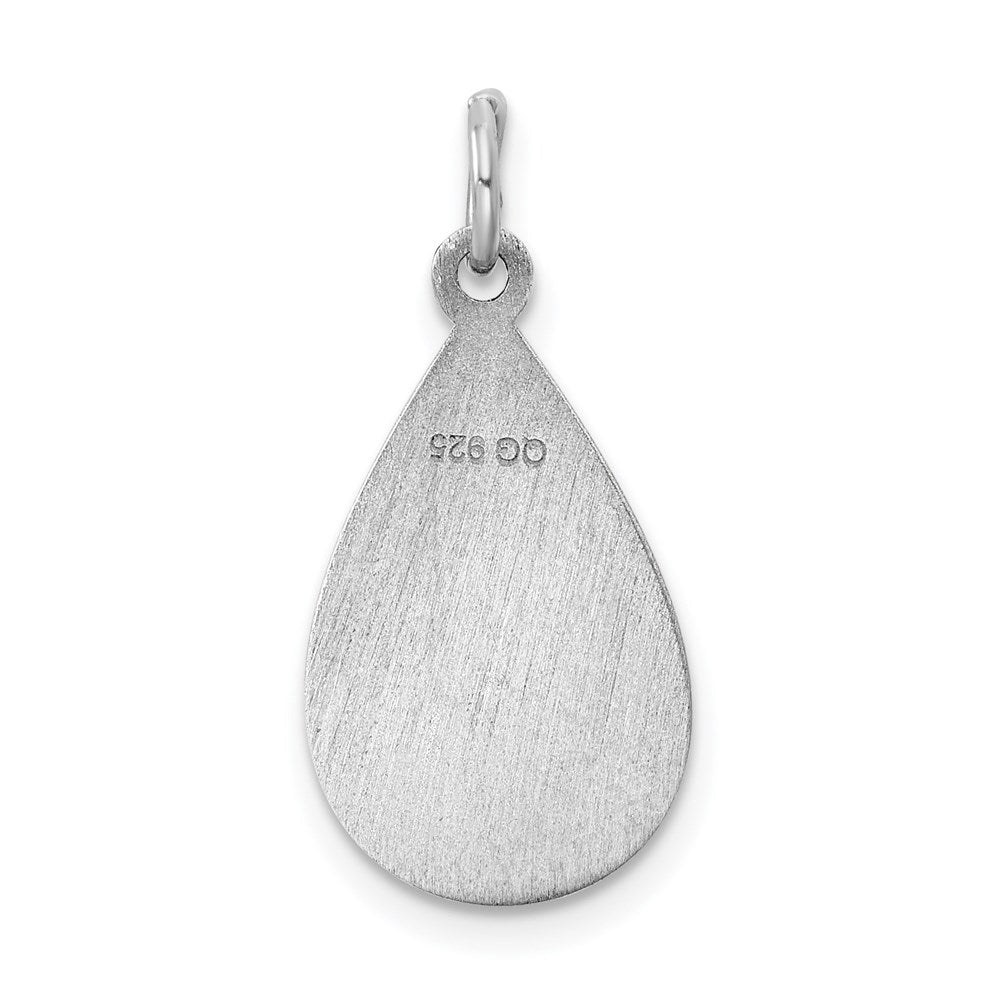 Sterlingsilber Rhodiniert Medizinisch Schmuck Anhänger