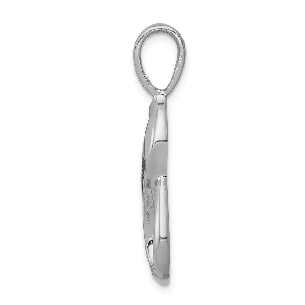 14K Weißgold Steckfassung mit 6 Diamanten AAA, 1,9 mm
