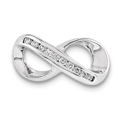 14K Weißgold Aa Diamant Anhänger