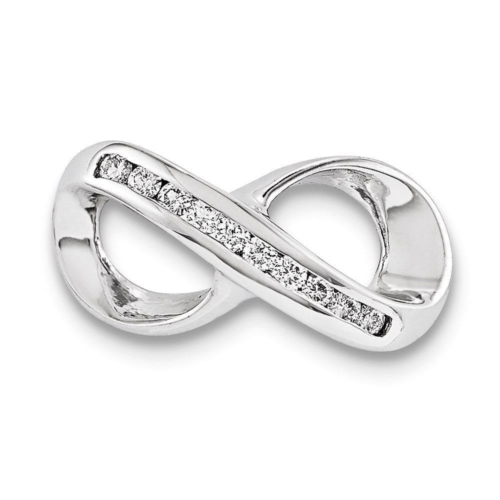 14K Weißgold Vs Diamant Anhänger