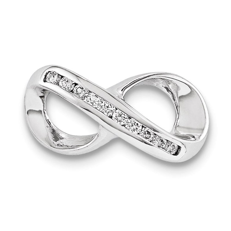 14K Weißgold Vs Diamant Anhänger