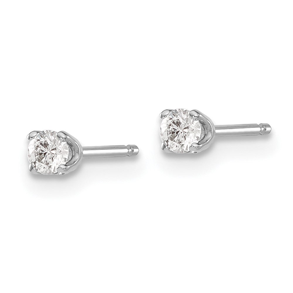 Ohrstecker 14K Weißgold mit Diamanten in AA-Qualität