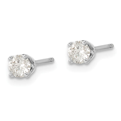 Ohrstecker aus 14K Weißgold mit Diamanten in AA-Qualität