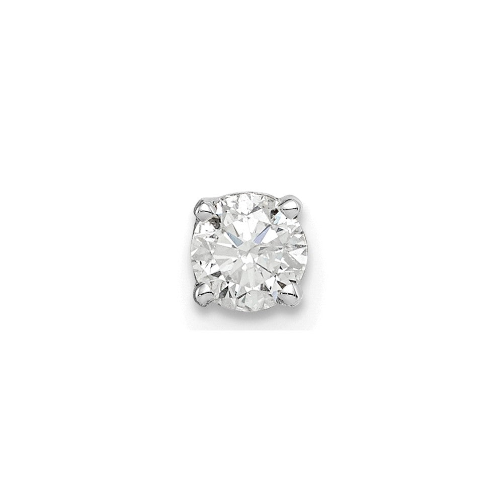 14K Weißgold Diamant-Ohrstecker in AAA-Qualität