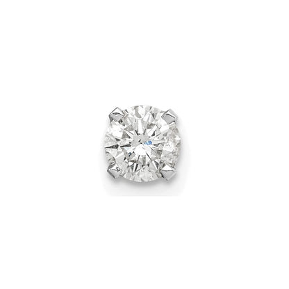 14K Weißgold Aaa Qualität Komplett Diamant Ohrstecker Ohrring